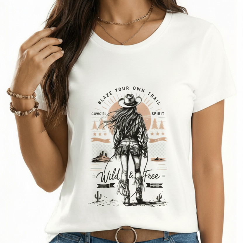 T-Shirt Boiadeira Retrô