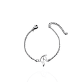 Pulseira Cavalo Vasado Prata
