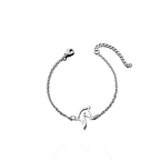 Pulseira Cavalo Vasado Prata