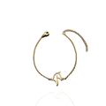 Pulseira Cavalo Vasado Dourado