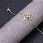 Pulseira Cavalo Vasado Dourado