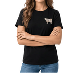 T-shirt Vaquinha Floral Pequena