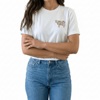 T-shirt Vaquinha Floral Pequena