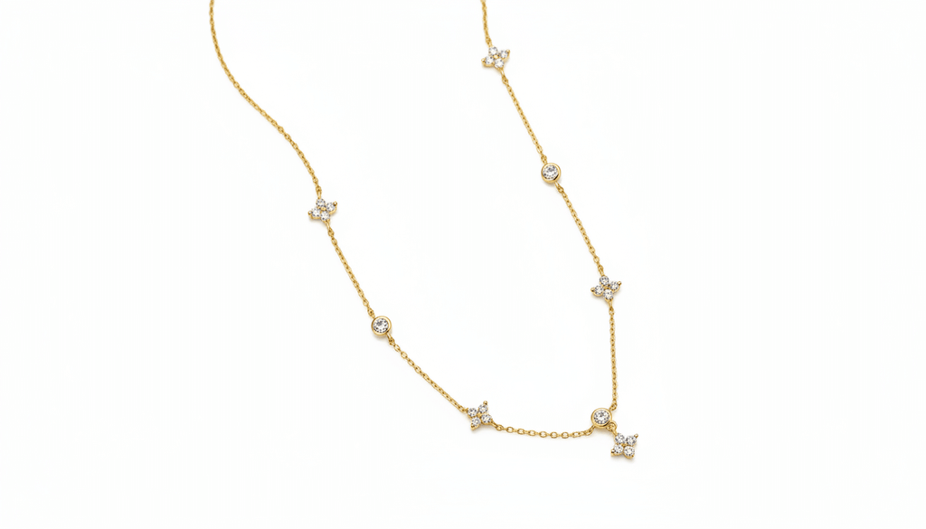 Conjunto trevo de 4 Folhas Prata ou Dourado