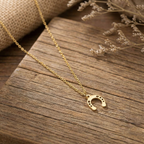 Conjunto Ferradura Raiz Dourado