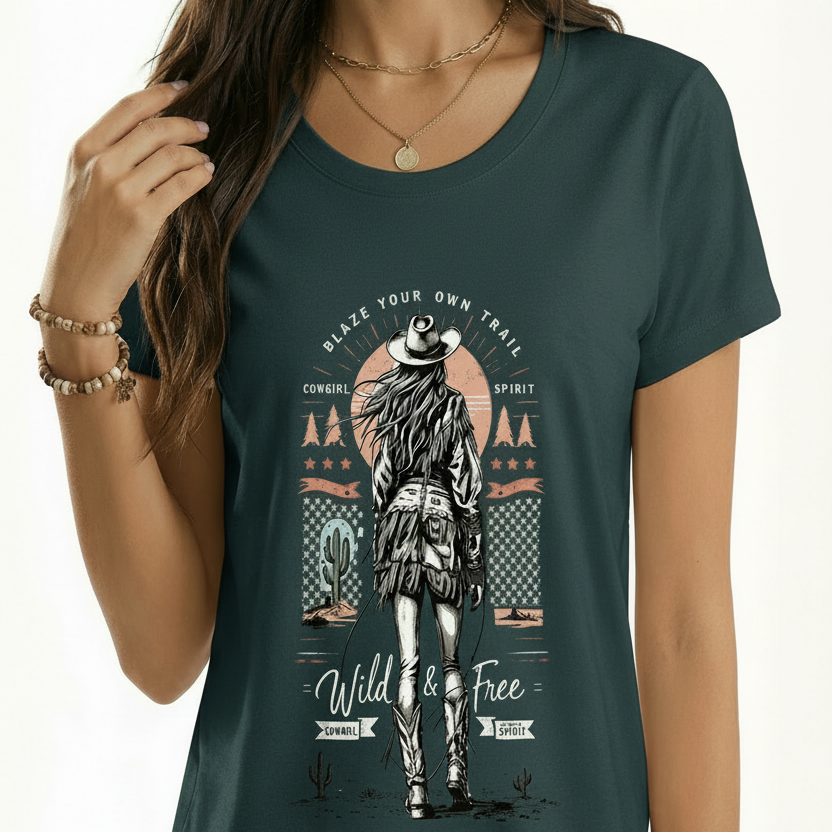 T-Shirt Boiadeira Retrô