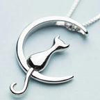 Conjunto Gatinho Lunar Prata 925