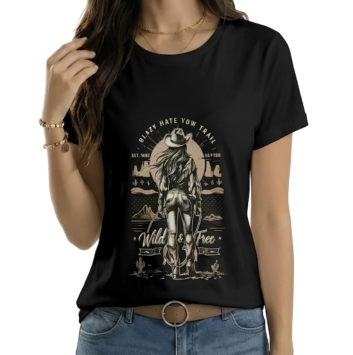 T-Shirt Boiadeira Retrô
