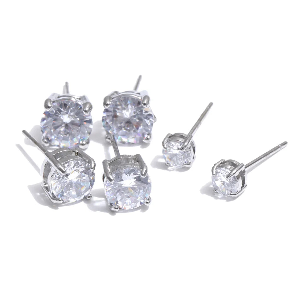 Kit de brincos Brilho de 3 Marias com Zircônias