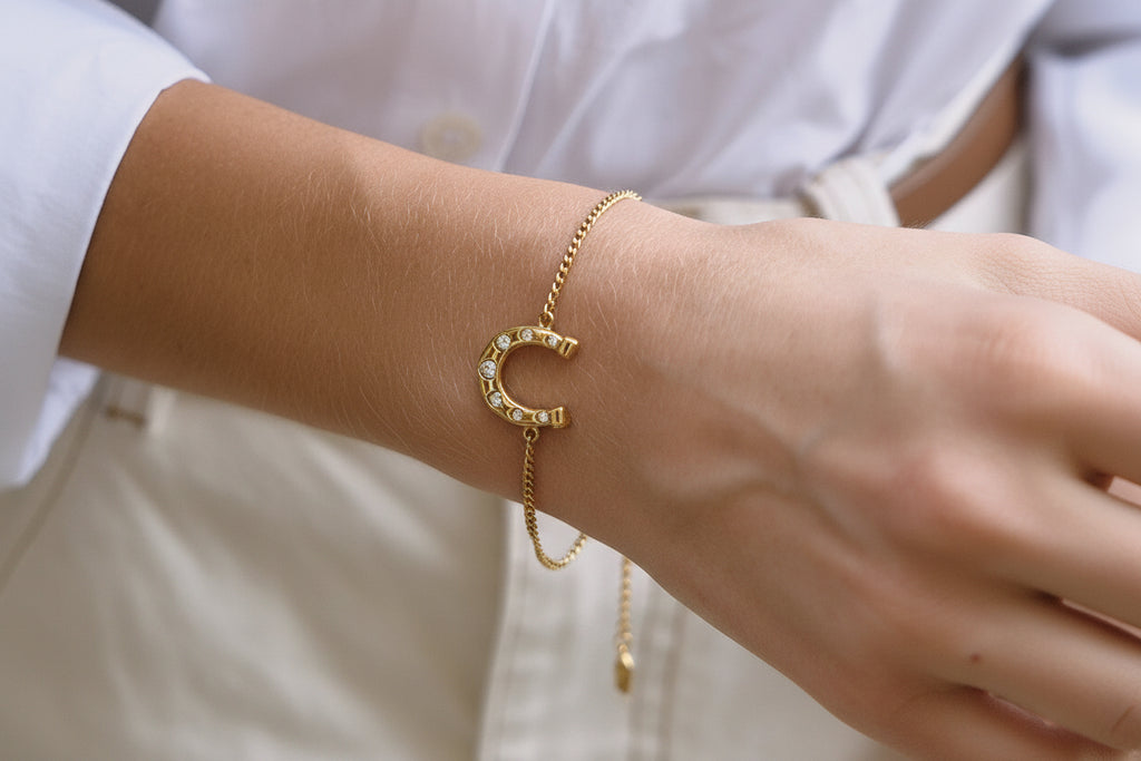 Pulseira Horse Fashion Dourada