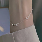 Pulseira Borboletas Delicadas Prata 925