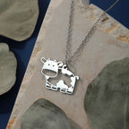 Conjunto Vaquinha Holandesa Prata