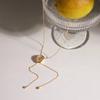 Colar com Pingente Deslizante Cowgirl Dourado