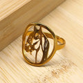 Anel Mustang Dourado