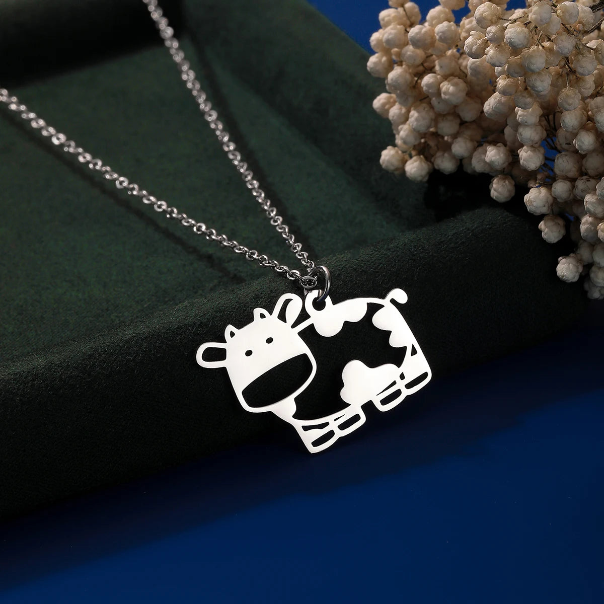 Conjunto Vaquinha Holandesa Prata
