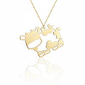 Conjunto Vaquinha Holandesa Dourado