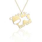 Conjunto Vaquinha Holandesa Dourado