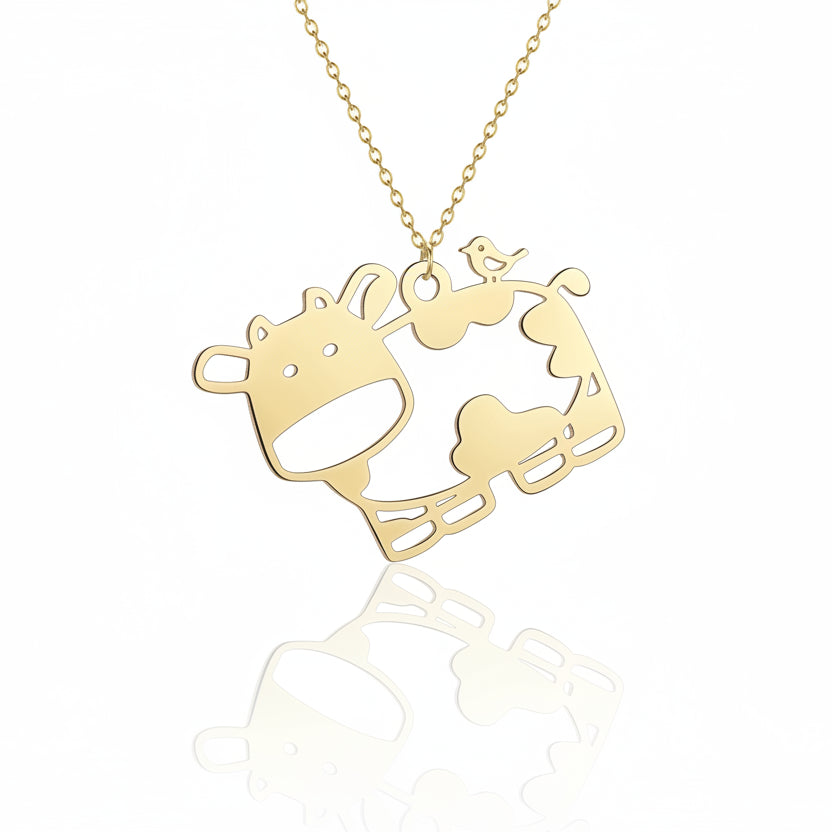 Conjunto Vaquinha Holandesa Dourado
