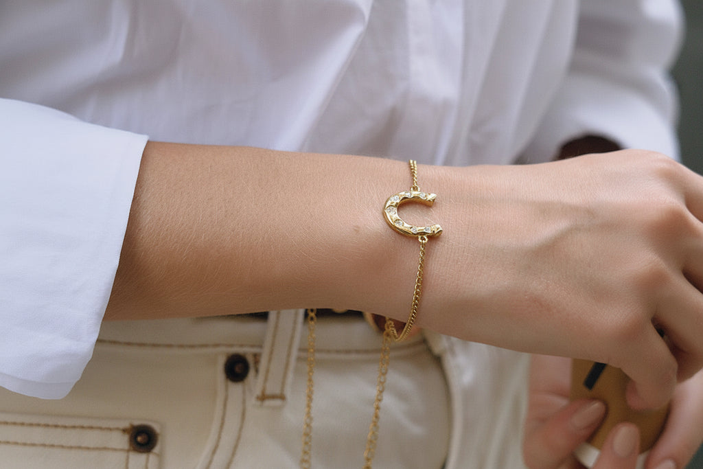 Pulseira Horse Fashion Dourada