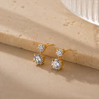 Brinco Bétula Banhado Ouro 18k