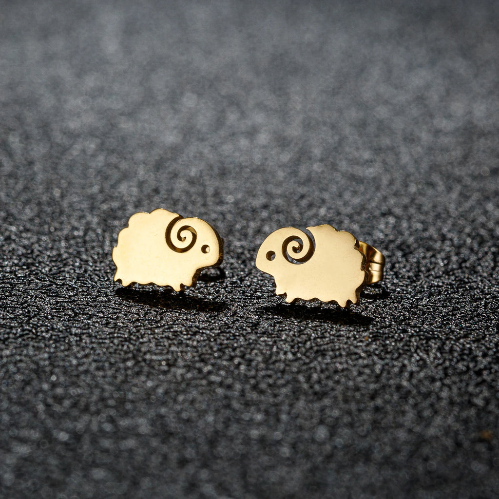 Brinco Ovelhinhas Dourado