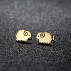 Brinco Ovelhinhas Dourado
