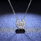 Ferradura Cravejada Elegance Prata 925
