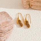 Brincos Cacho de Trigo Dourado