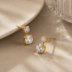 Brinco Bétula Banhado Ouro 18k