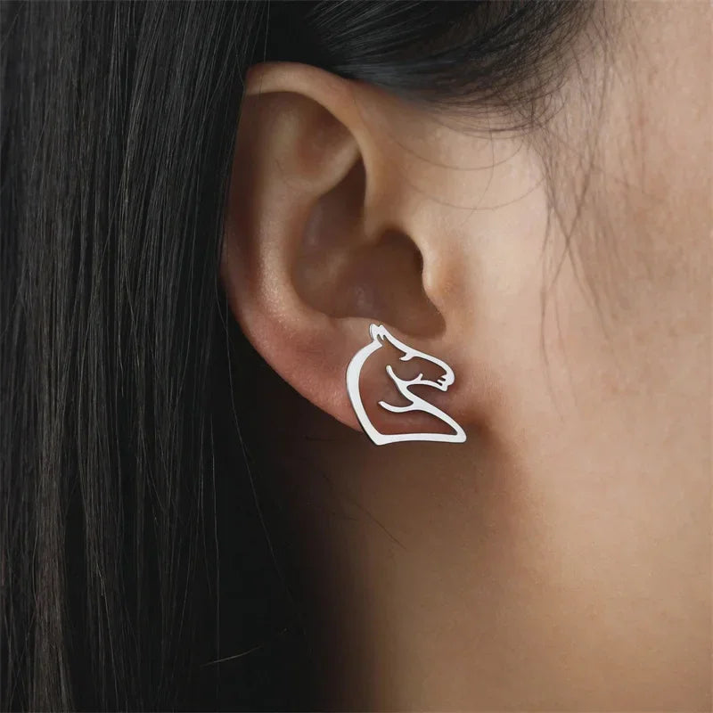 Brinco Mustang Selvagem Prata