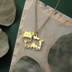 Conjunto Vaquinha Holandesa Dourado