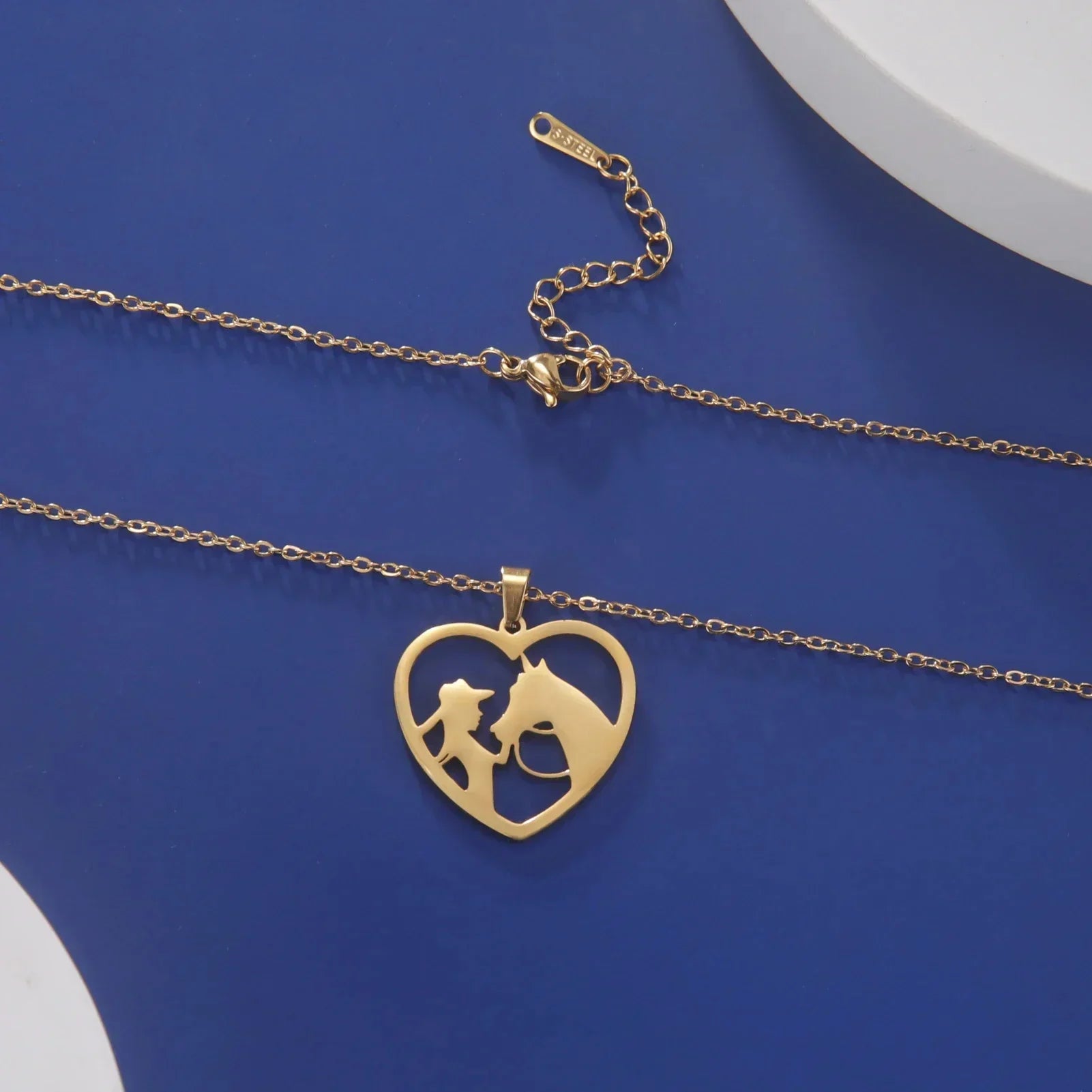 Conjunto Colar e Pingente Alma Dourado