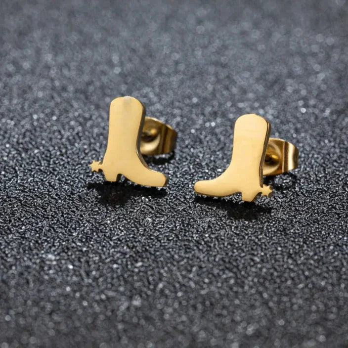 Brincos Vaqueira Delicada Dourado