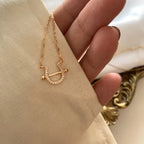 Conjunto Ferradura Luxo Cravejada  Banhada Ouro 14k