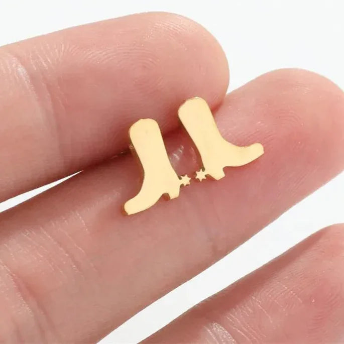 Brincos Vaqueira Delicada Dourado