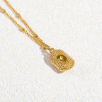 Conjunto Colar e Pingente Chapéu de Boiadeira
