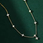 Conjunto trevo de 4 Folhas Prata ou Dourado
