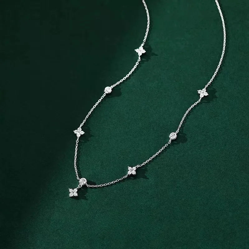 Conjunto trevo de 4 Folhas Prata ou Dourado
