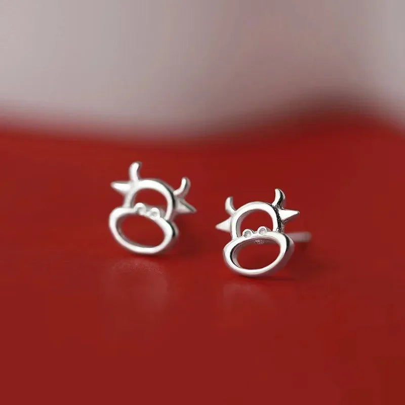 Brinco Vaquinha Prata 925