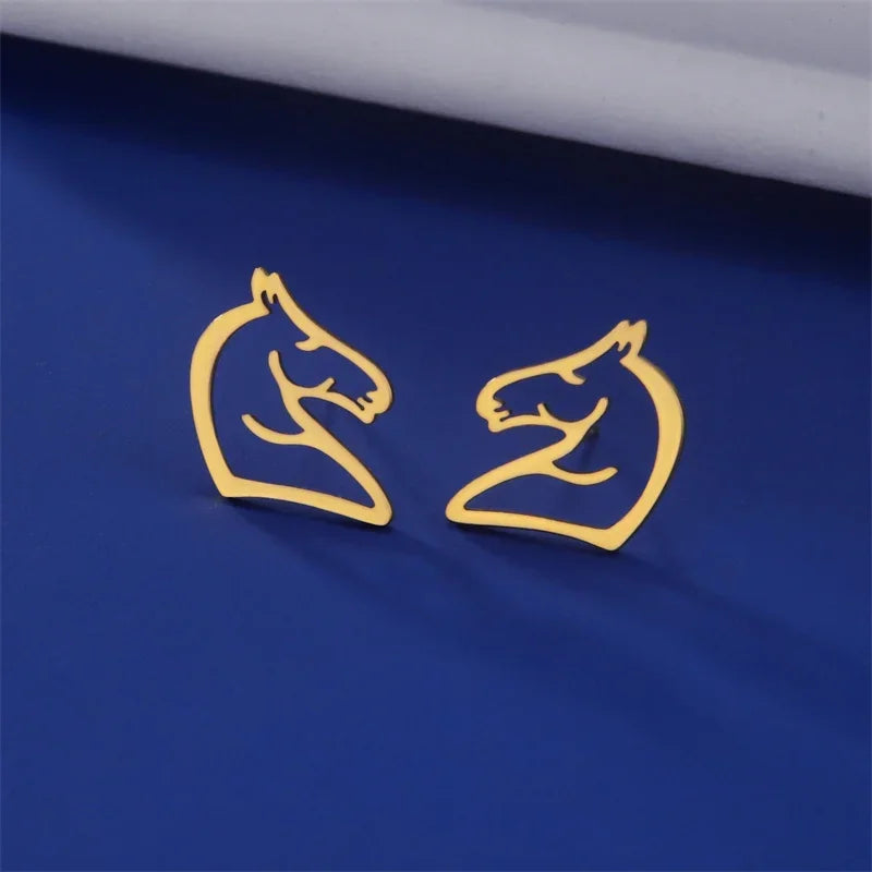 Brinco Mustang Selvagem Dourado