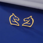 Brinco Mustang Selvagem Dourado