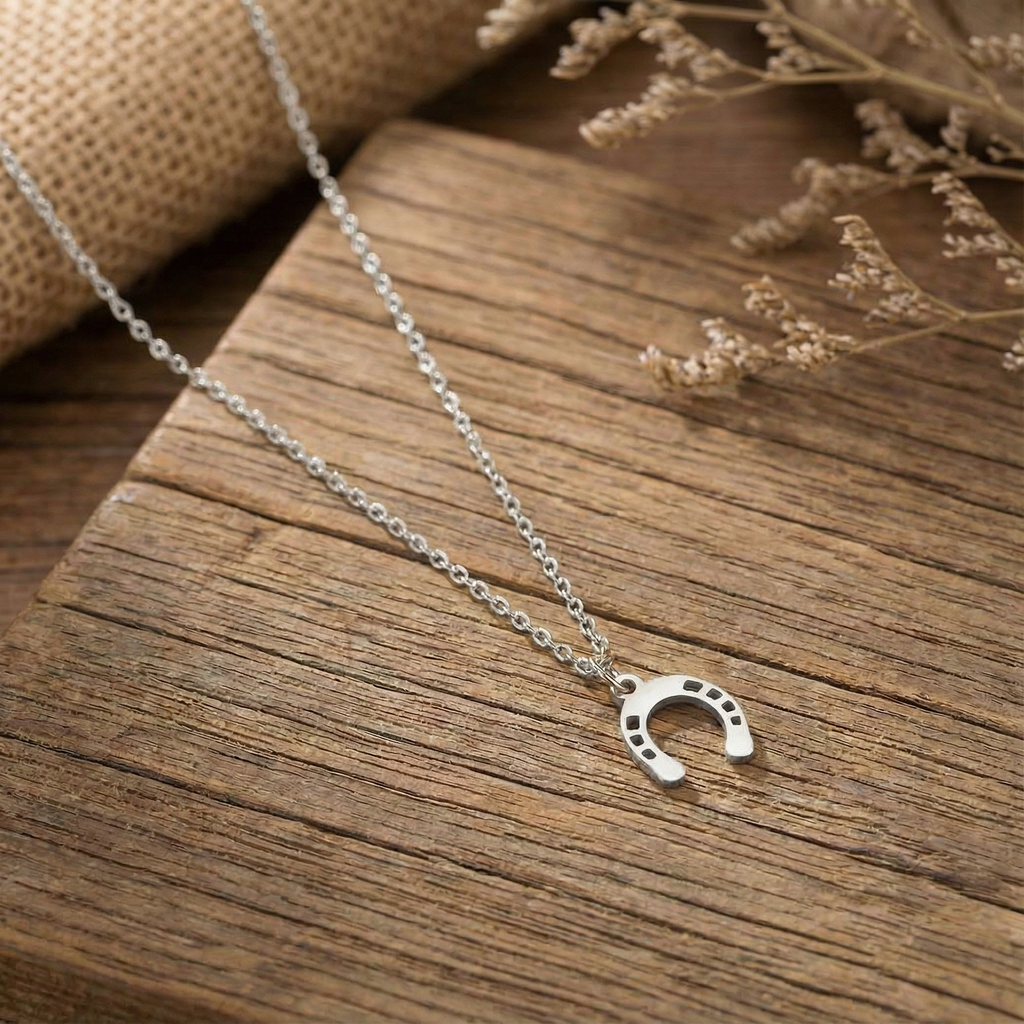 Conjunto Ferradura Raiz Prata