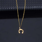 Conjunto Ferradura Raiz Dourado