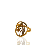 Anel Mustang Dourado