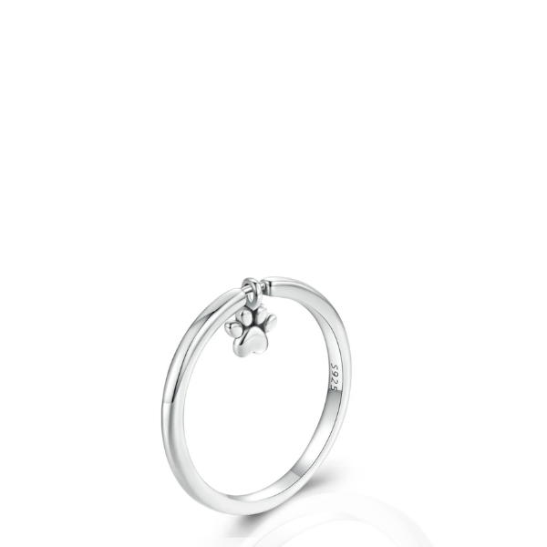 Anel Impressões de um Fiel Companheiro Prata 925