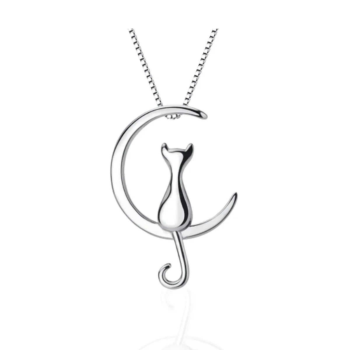 Conjunto Gatinho Lunar Prata 925