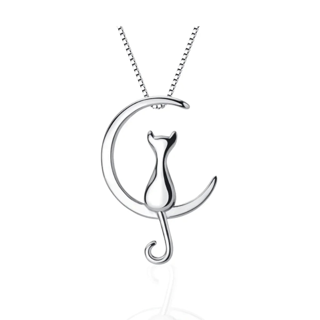 Conjunto Gatinho Lunar Prata 925