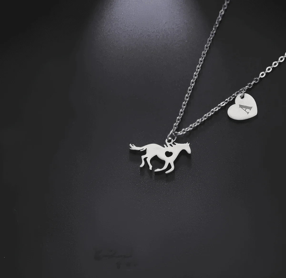 Conjunto Colar e Corrente Alfabeto Dourado ou Prata