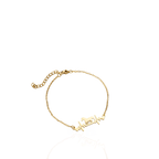 Pulseira Batimentos a Galope Dourado