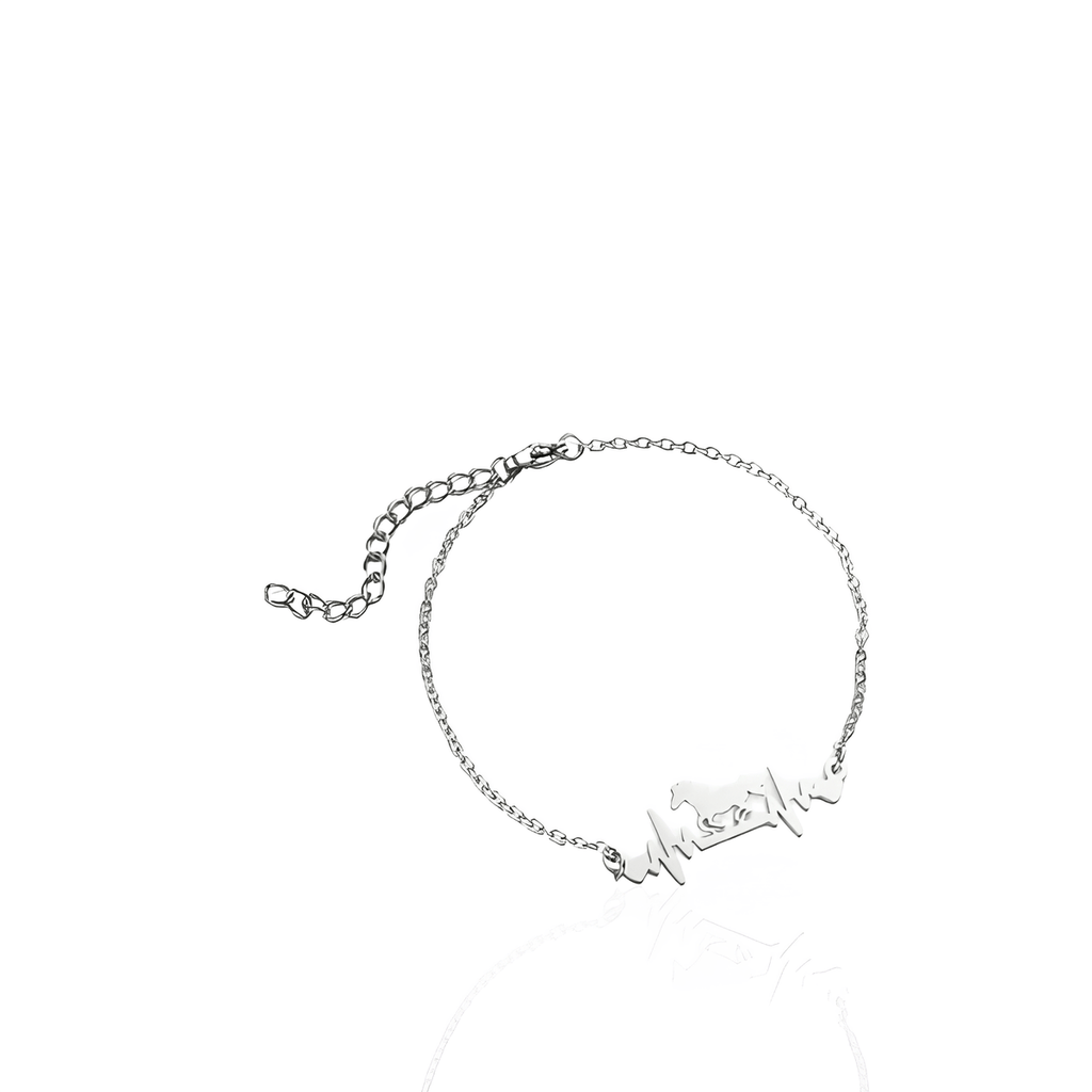Pulseira Batimentos a Galope Dourado
